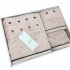 Комплект полотенец с вышивкой 30x50-50x100-70x140 Maison D'or 