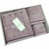 Комплект полотенец с вышивкой 30x50-50x100-70x140 Maison D'or 